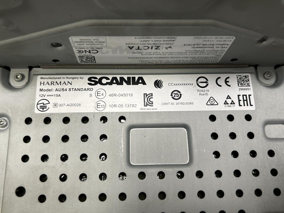 Радио, мультимедиа 2635711 AUS4 Scania R I 2019
