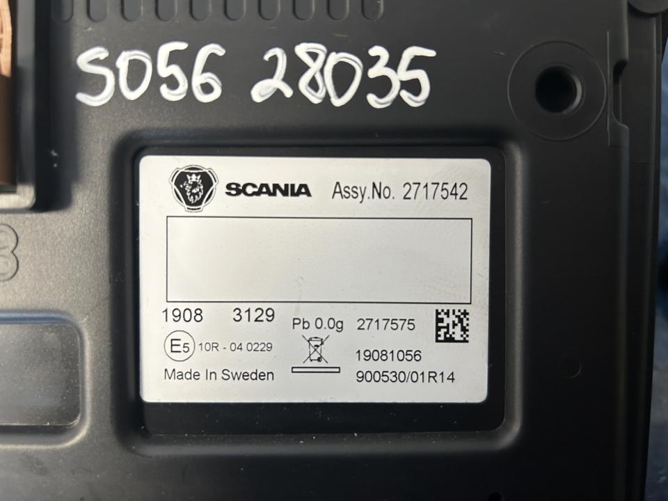 Prietaisų skydelis 2717542 LED Scania R II 2019