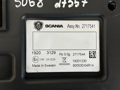 Instrument cluster 2717541 UK Scania R II 2019