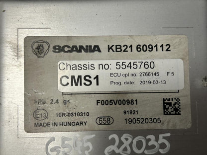 Valdymo blokas 2766145 CMS1 Scania R II 2019