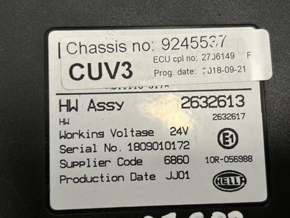 Valdymo blokas 2706149 CUV3 Scania R II 2018