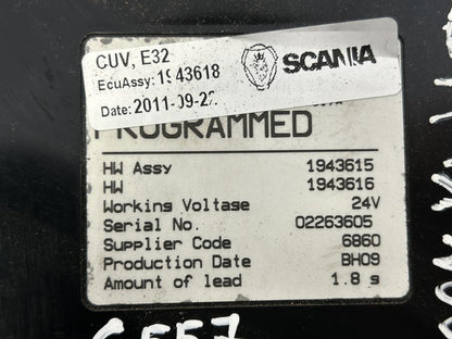 Valdymo blokas 1943618 CUV E32 Scania R I 2011