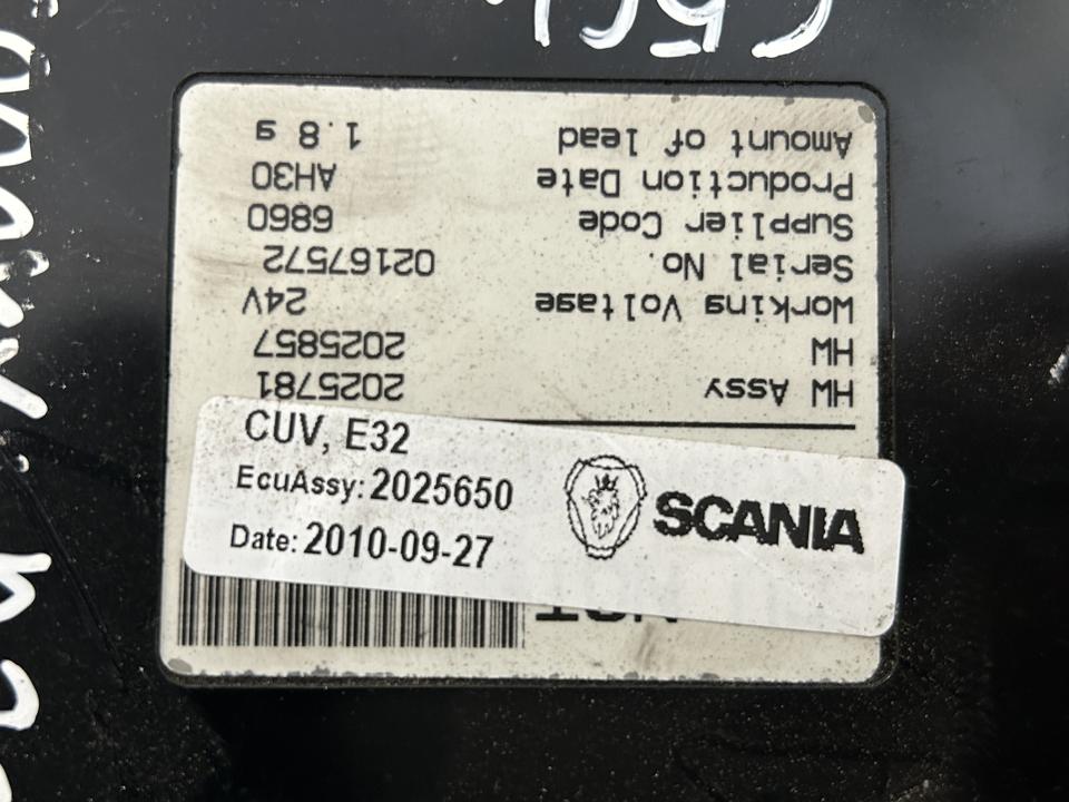 Valdymo blokas 2025650 CUV E32 Scania R I 2010