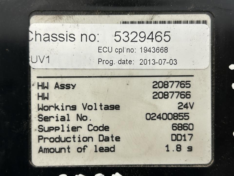 Valdymo blokas 1943668 CUV1 Scania R I 2013