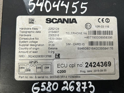 Valdymo blokas 2424369 C200 Scania R I 2015