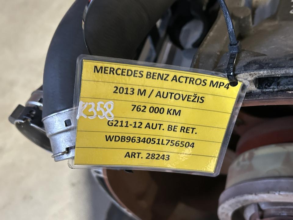 Pavarų dėžė G211-12 Mercedes-Benz Trucks ACTROS MP4 / MP5 2013 Su retarderiu