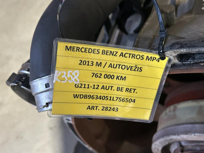 Pavarų dėžė G211-12 Mercedes-Benz Trucks ACTROS MP4 / MP5 2013 Su retarderiu