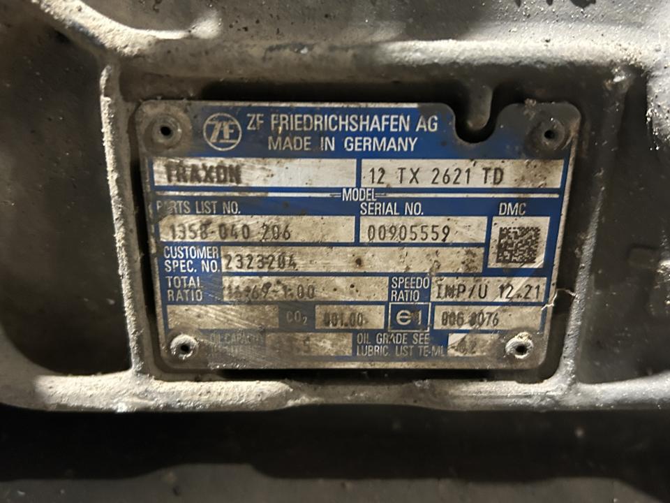 Полная коробка передач IT3AMTT 12TX2621TD DAF XF 2021 С ретардером