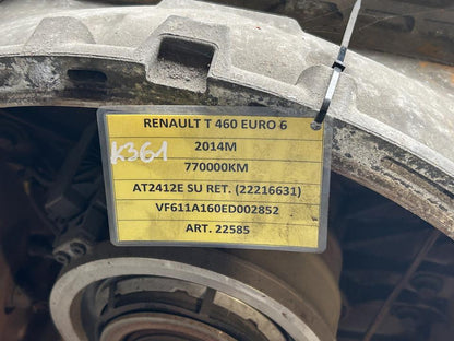 Pavarų dėžė 22216631 AT2412E Renault Trucks T 2014 Su retarderiu