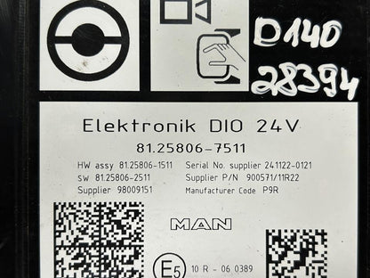 Door control unit 81258067511 DIO MAN Trucks TGX II 2025