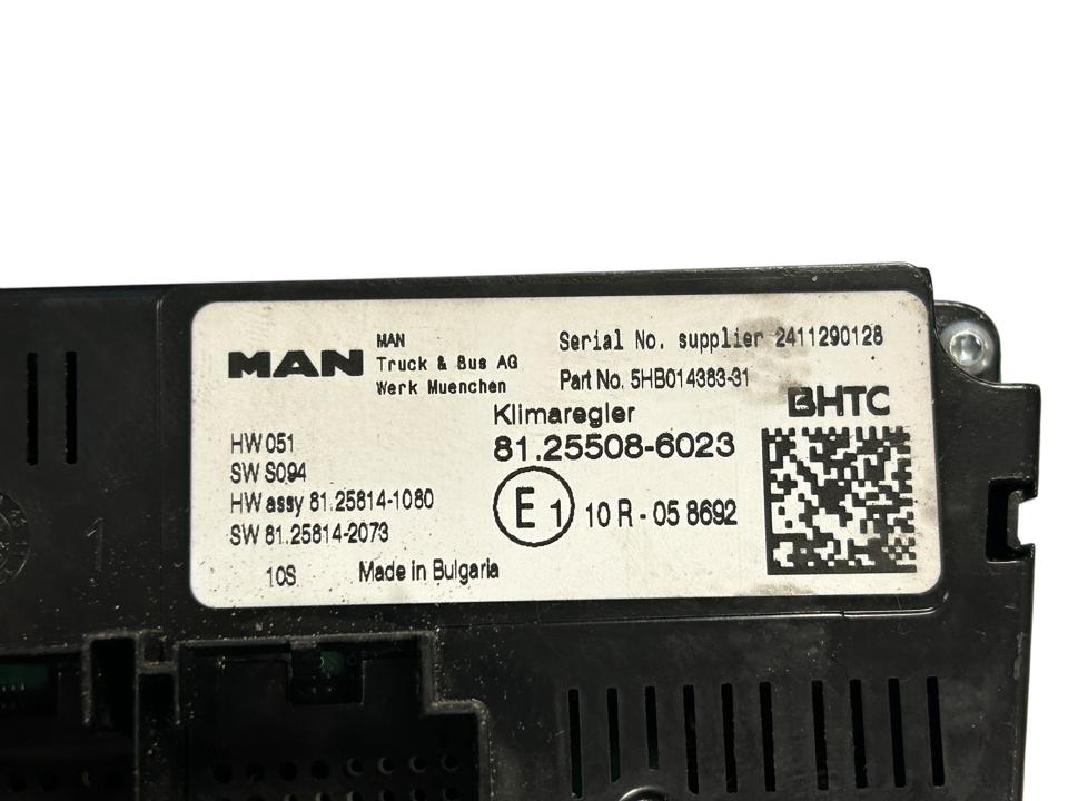 Air conditioner control 81255086023 MAN Trucks TGX II 2025