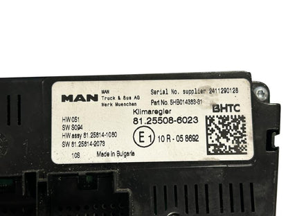 Air conditioner control 81255086023 MAN Trucks TGX II 2025