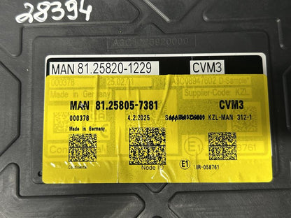 Блок управления 81258201229 CVM3 MAN Trucks TGX II 2025