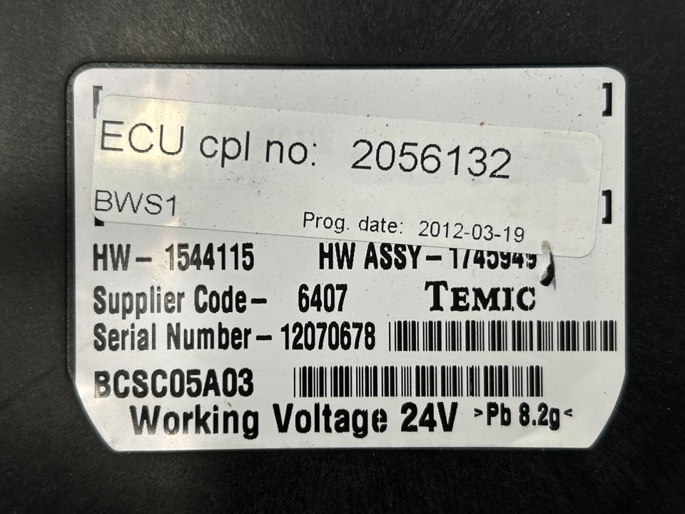 Valdymo blokas 2056132 BWS1 Scania R I 2012