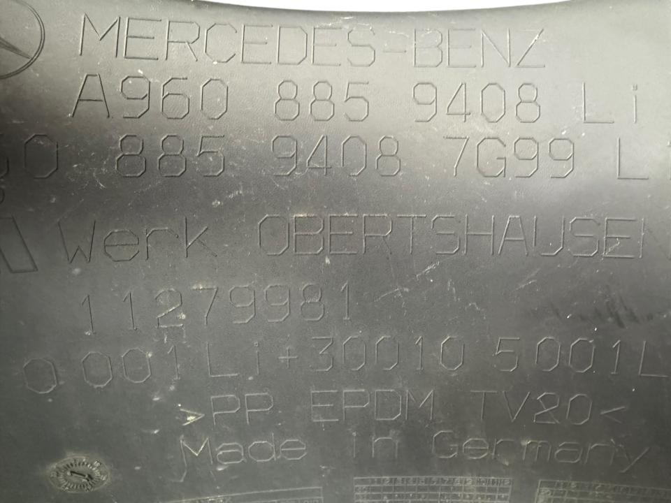 Угол бампера A9608859408 Mercedes-Benz Trucks ACTROS MP4 / MP5 2018 слева
