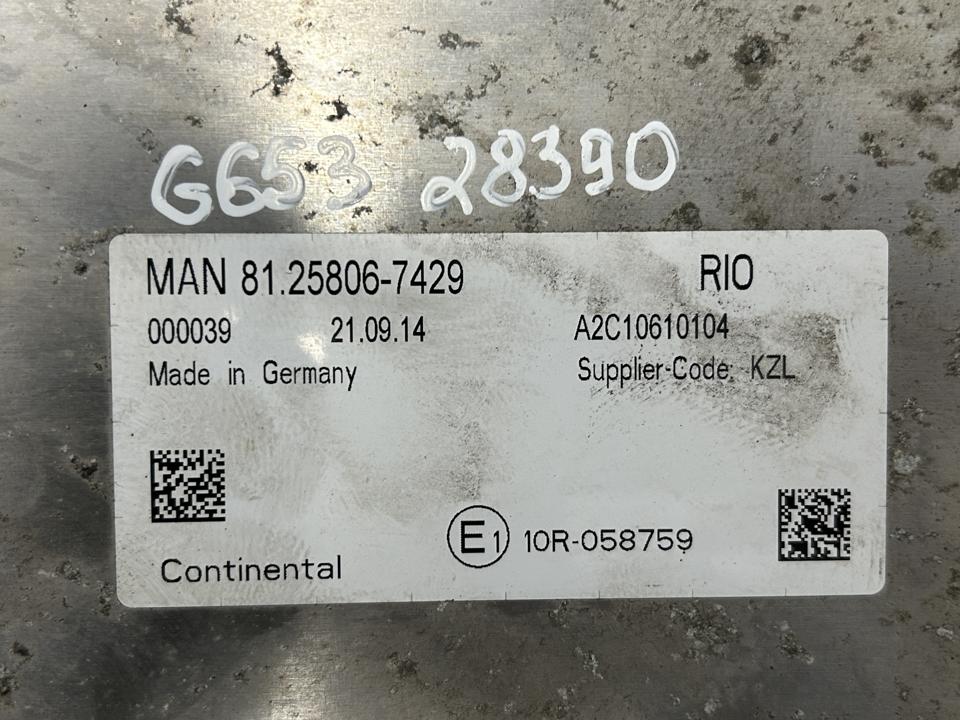 Valdymo blokas 81258067429 RIO MAN Trucks TGX II 2021