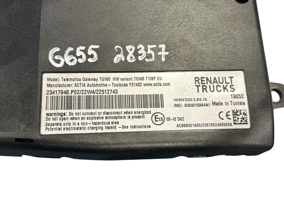 Valdymo blokas 23417948 TGW3 Renault Trucks T 2022