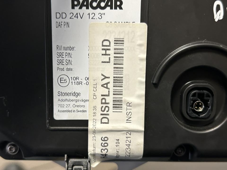 Prietaisų skydelis 2234212 LED DAF XG 2022