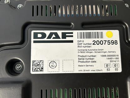 Панель приборов 2007598 DAF XF 2015