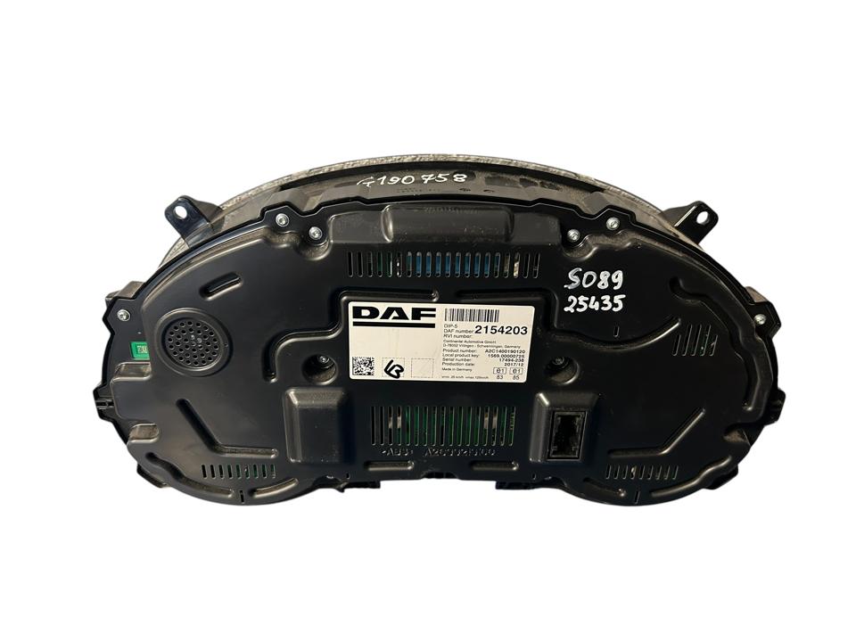 Instrument cluster 2154203 DAF XF 2018