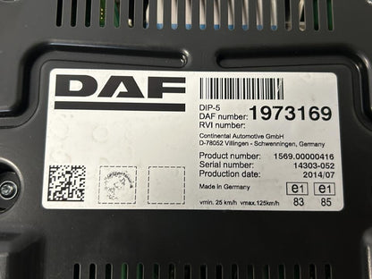 Instrument cluster 1973169 DAF XF 2014