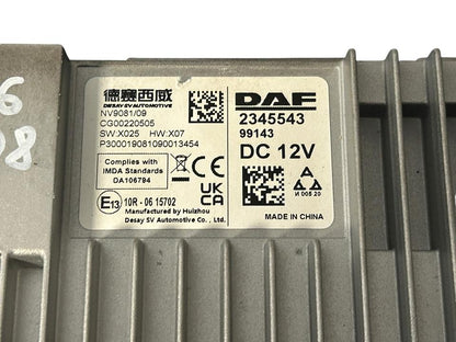 Радио, мультимедиа 2345543 DAF XG 2022