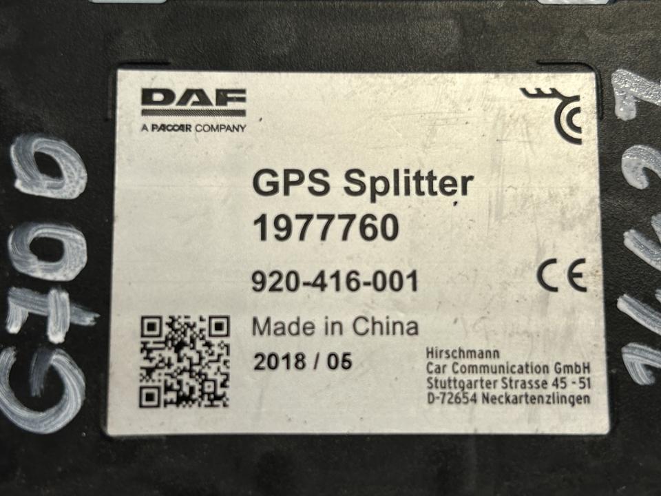 Блок управления 1977760 GPS DAF XF 2018