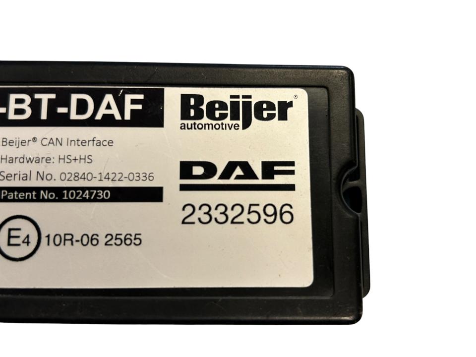Control unit 2332596 CAN DAF XG 2022