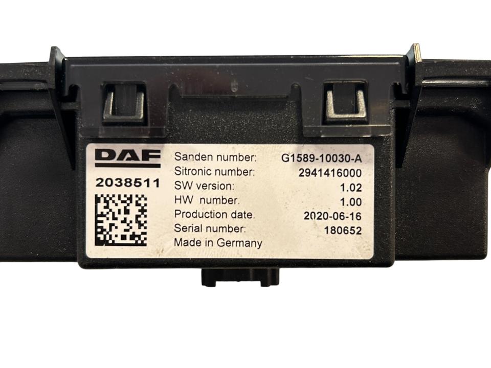 Valdymo blokas 2038511 DAF XG 2021