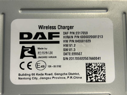Control unit 2317059 wireless DAF XG 2022