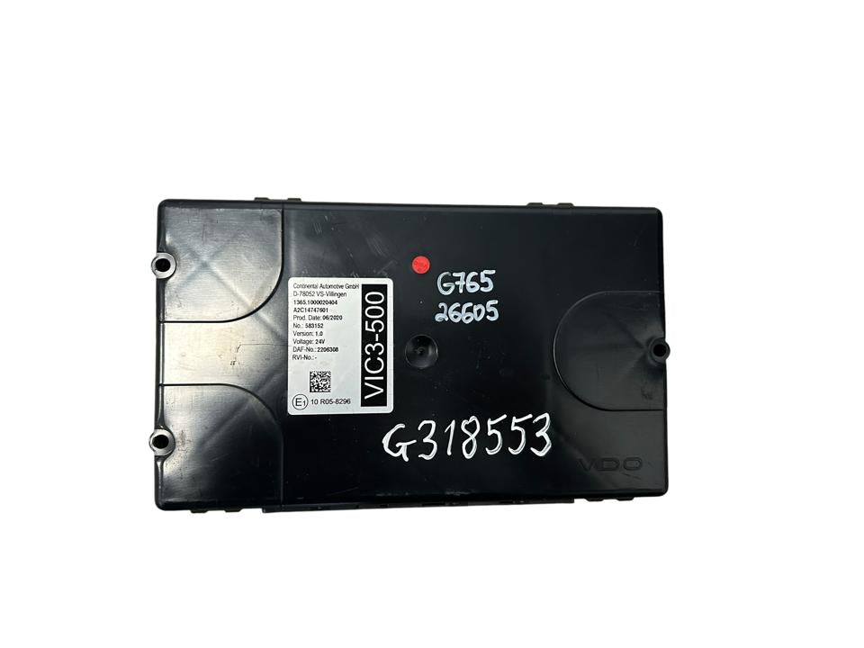 Control unit 2206308 VIC3 DAF XF 2020