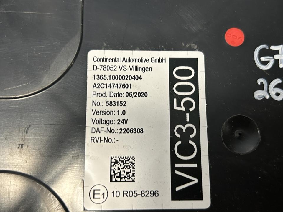 Control unit 2206308 VIC3 DAF XF 2020