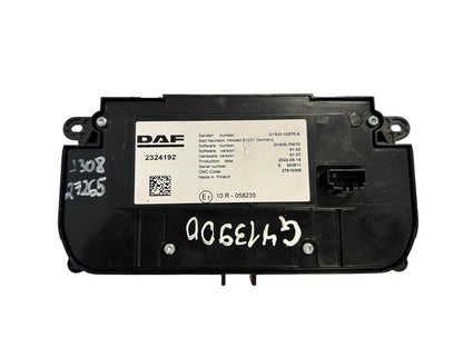 Cabin heater regulator 2324192 DAF XG 2022