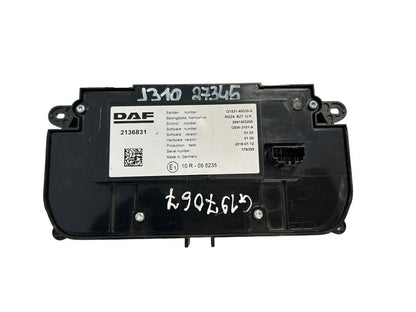 Cabin heater regulator 2136831 DAF XF 2018