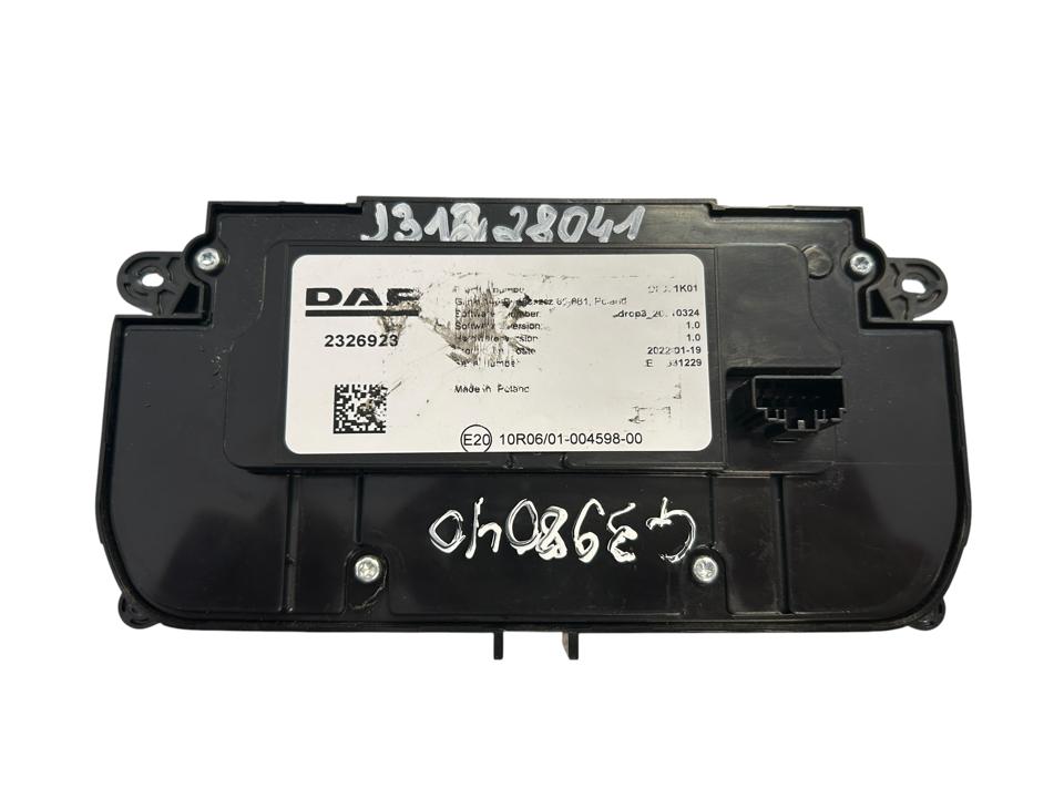 Cabin heater regulator 2326923 DAF XG 2022