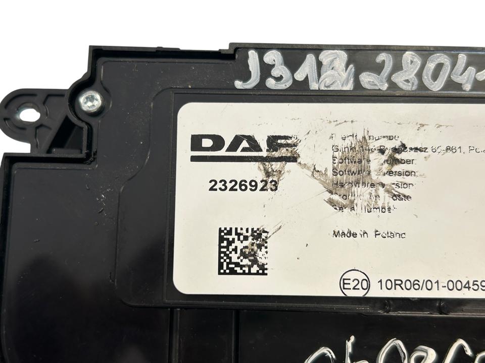 Cabin heater regulator 2326923 DAF XG 2022