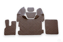 NEW DAF XF106 (from 2017-) floor mats, dark brown (fits with automatic gearbox)
