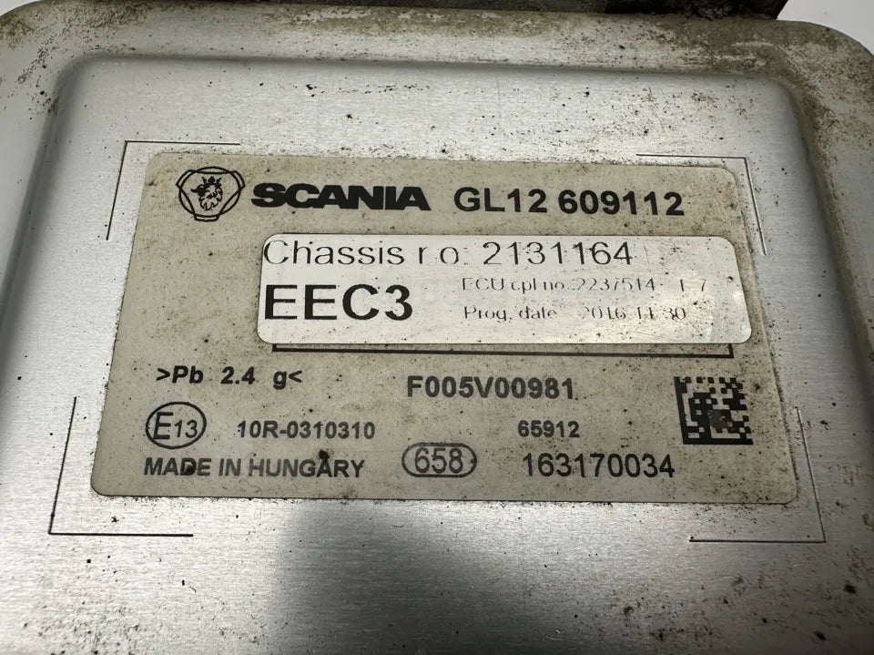 Valdymo blokas 2237514 EEC3 Scania S 2017