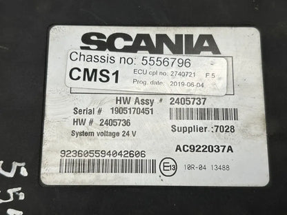 Valdymo blokas 2740721 CMS1 Scania R II 2019
