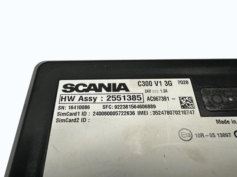 Valdymo blokas 2574875 C300 Scania S 2017