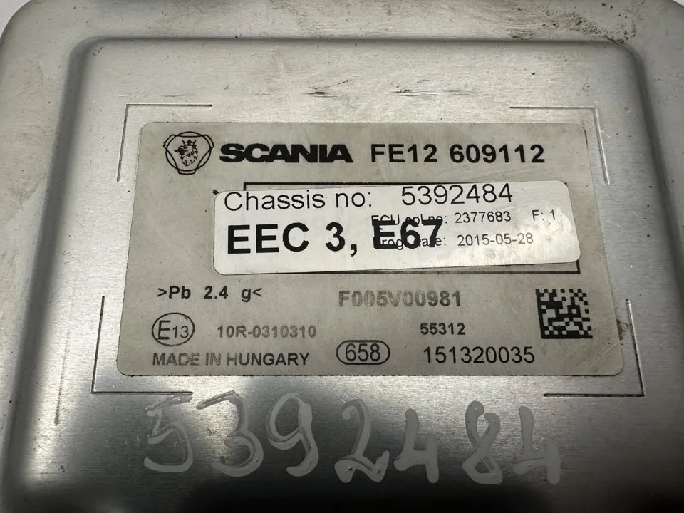 Valdymo blokas 2377683 EEC3 Scania R I 2015