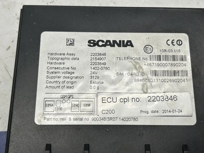 Valdymo blokas 2203846 C200 Scania R I 2014