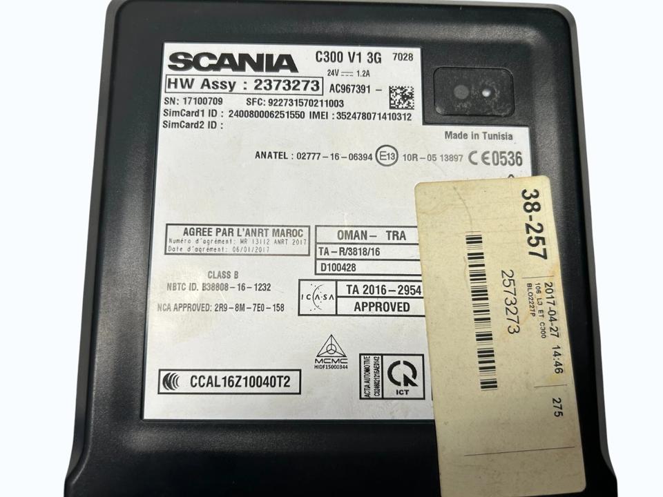 Valdymo blokas 2554367 C300 Scania R II 2017