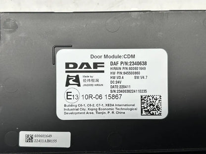 Door control unit 2340638 CDM DAF XG 2021