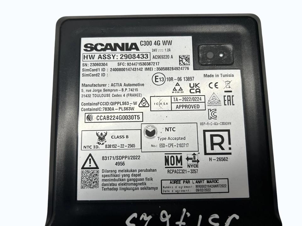 Valdymo blokas 3064931 C300 Scania R II 2023