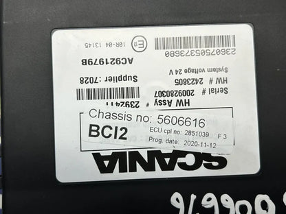 Valdymo blokas 2851039 BCI2 Scania P II 2021