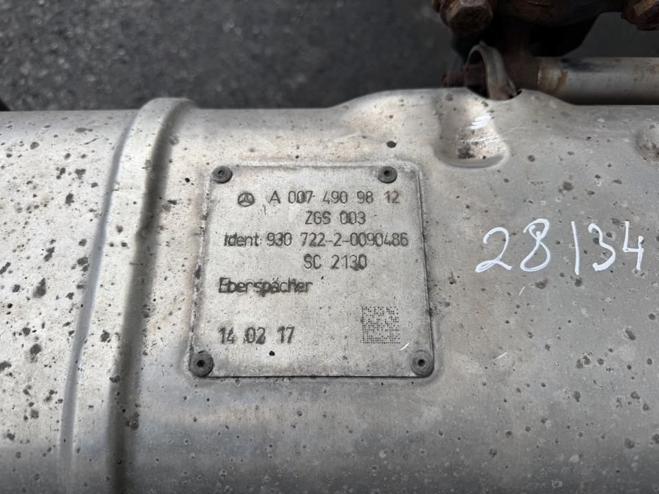 Exhaust catalyst A0074909812 Mercedes-Benz Trucks ATEGO 3 2017