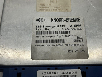 Valdymo blokas 20749025 EBS Renault Trucks PREMIUM 2 2010
