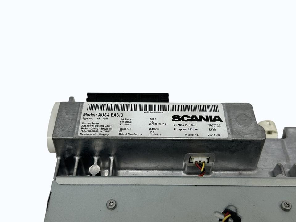 Radija, navigacija 2635722 AUS4 BASIC Scania R II 2019