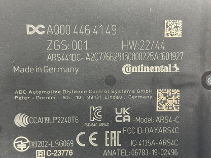 NEW Mercedes Benz distance sensor, distronic A0004464149